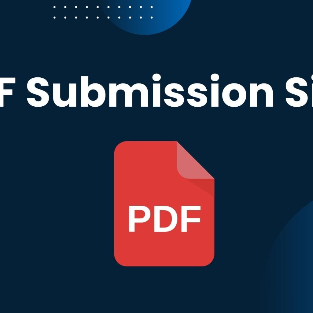 pdf submission sites